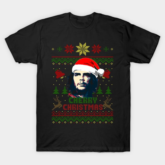 Che Guevara Cherry Christmas T-Shirt by Nerd_art